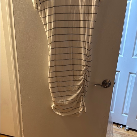 Sundry White and Black Striped Top - Picture 6 of 8